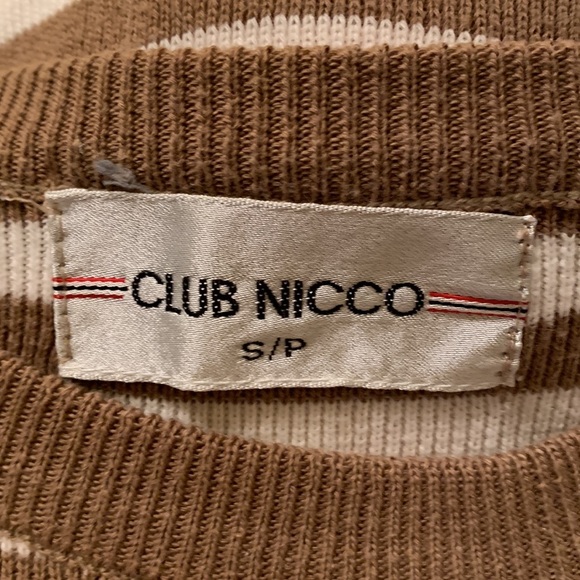 Club Nicco Striped Chic Catwalk Sweater + Skirt Set - Picture 9 of 12